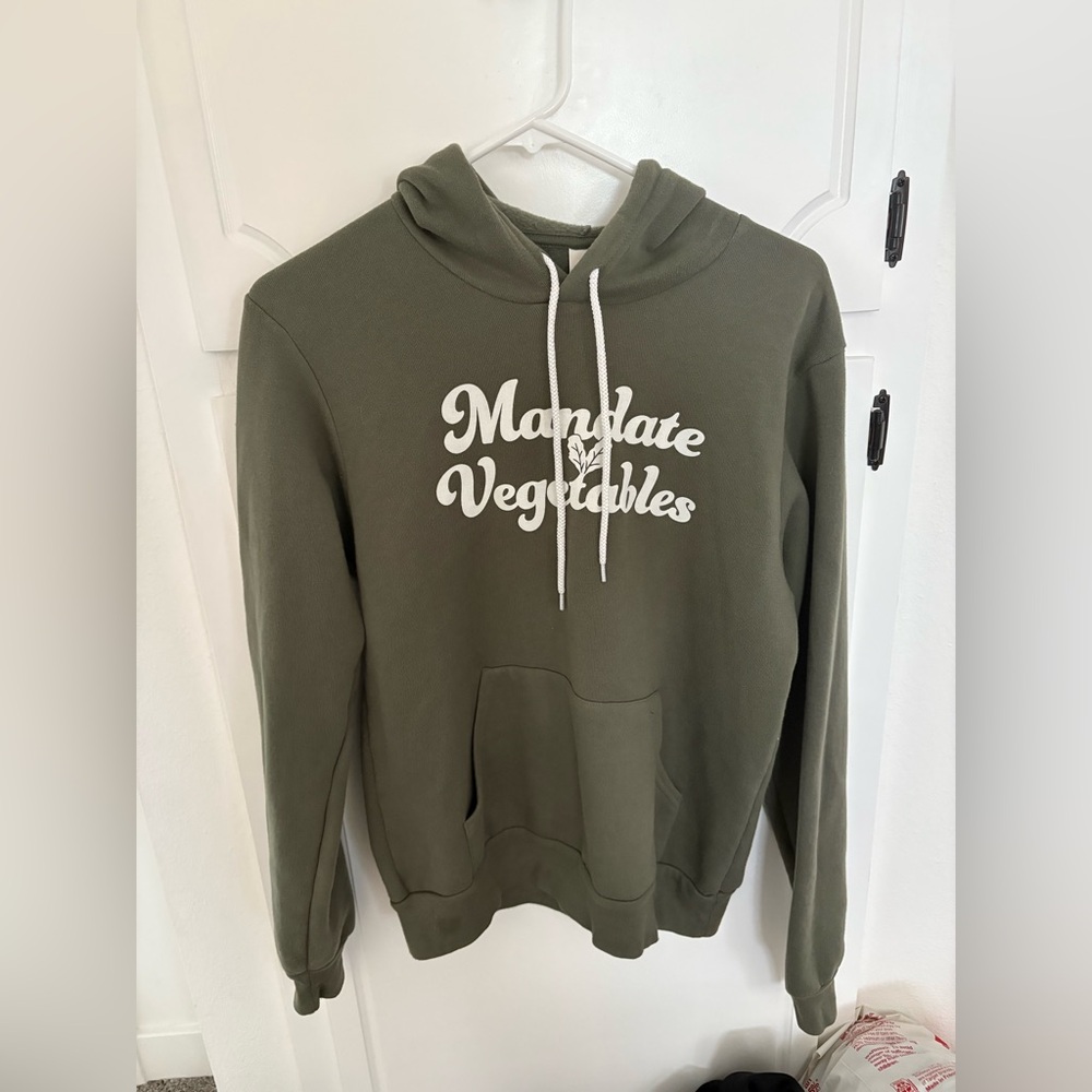 Green sweatshirt